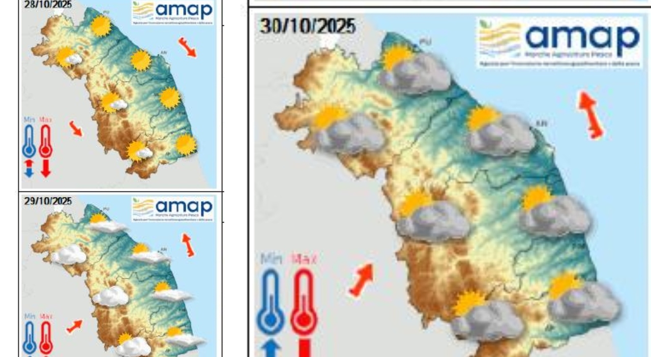 L'ottobrata regge ancora: sole e termometro sopra i 20 gradi. Ecco ...