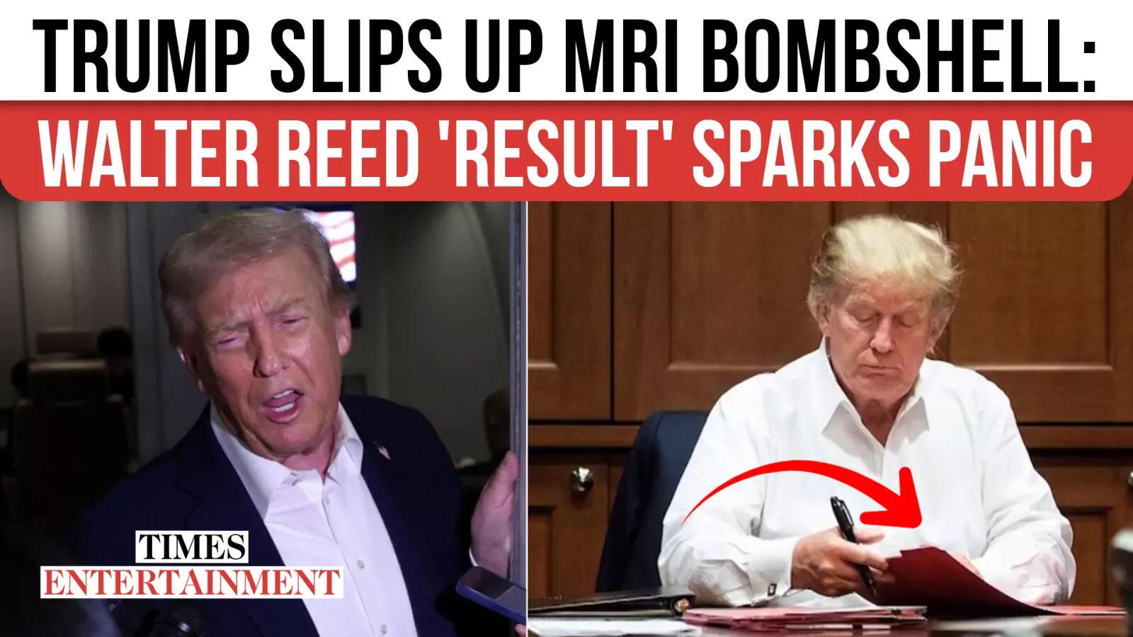Trump Slips Up, Admits MRI At Walter Reed In Latest 'Routine Physical ...