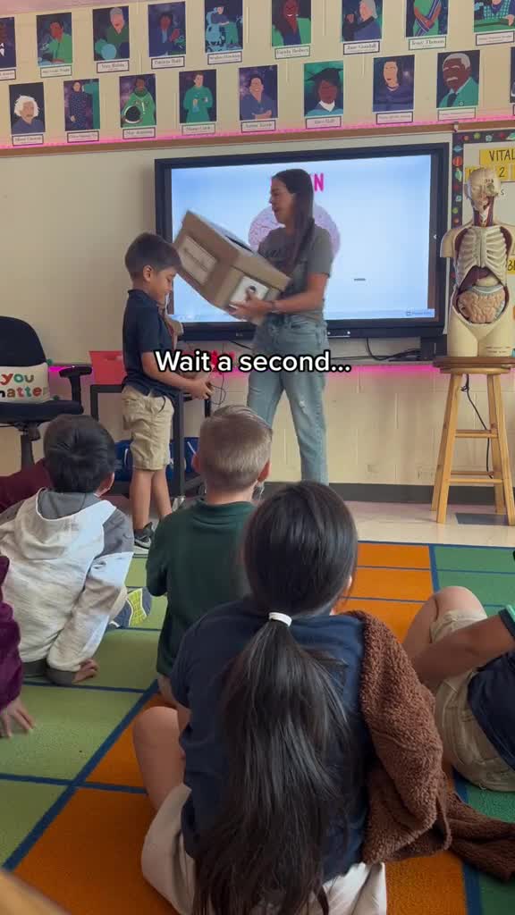 What’s Inside the Mystery Box? Fun Classroom Organ Reveal!
