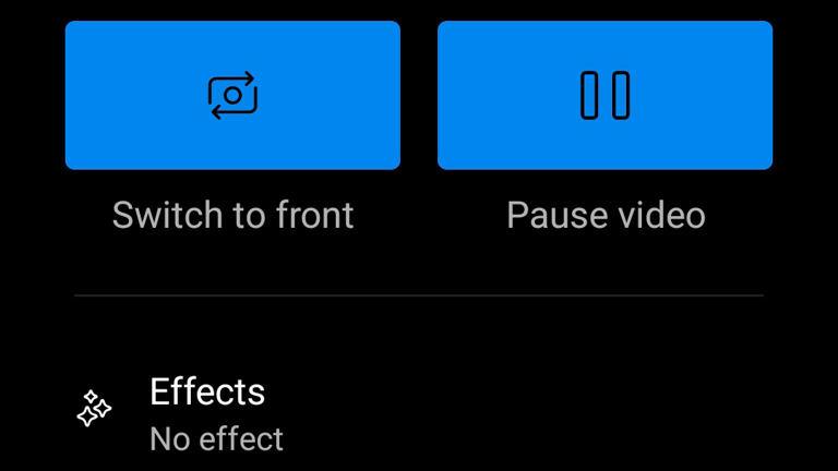 Samsung Galaxy used as a webcam in Windows 11