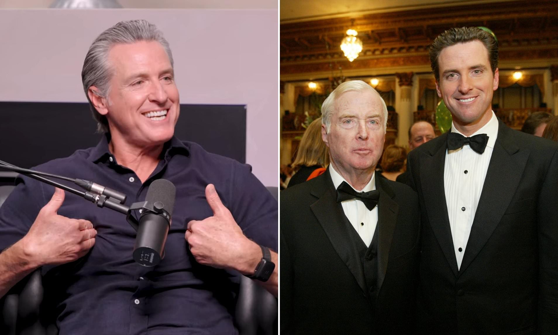 Judge's son Gavin Newsom mocked for claiming well-connected family had ...