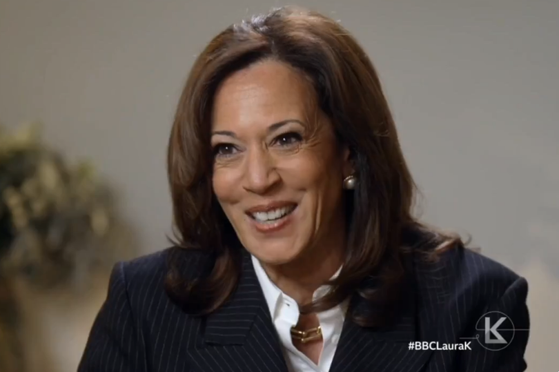 Kamala Harris smiles as she delivers brutal three-word put-down to BBC ...