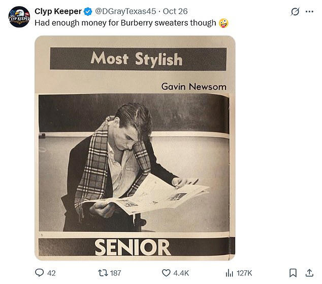 Judge's son Gavin Newsom mocked for claiming well-connected family had to 'hustle to pay the bills'