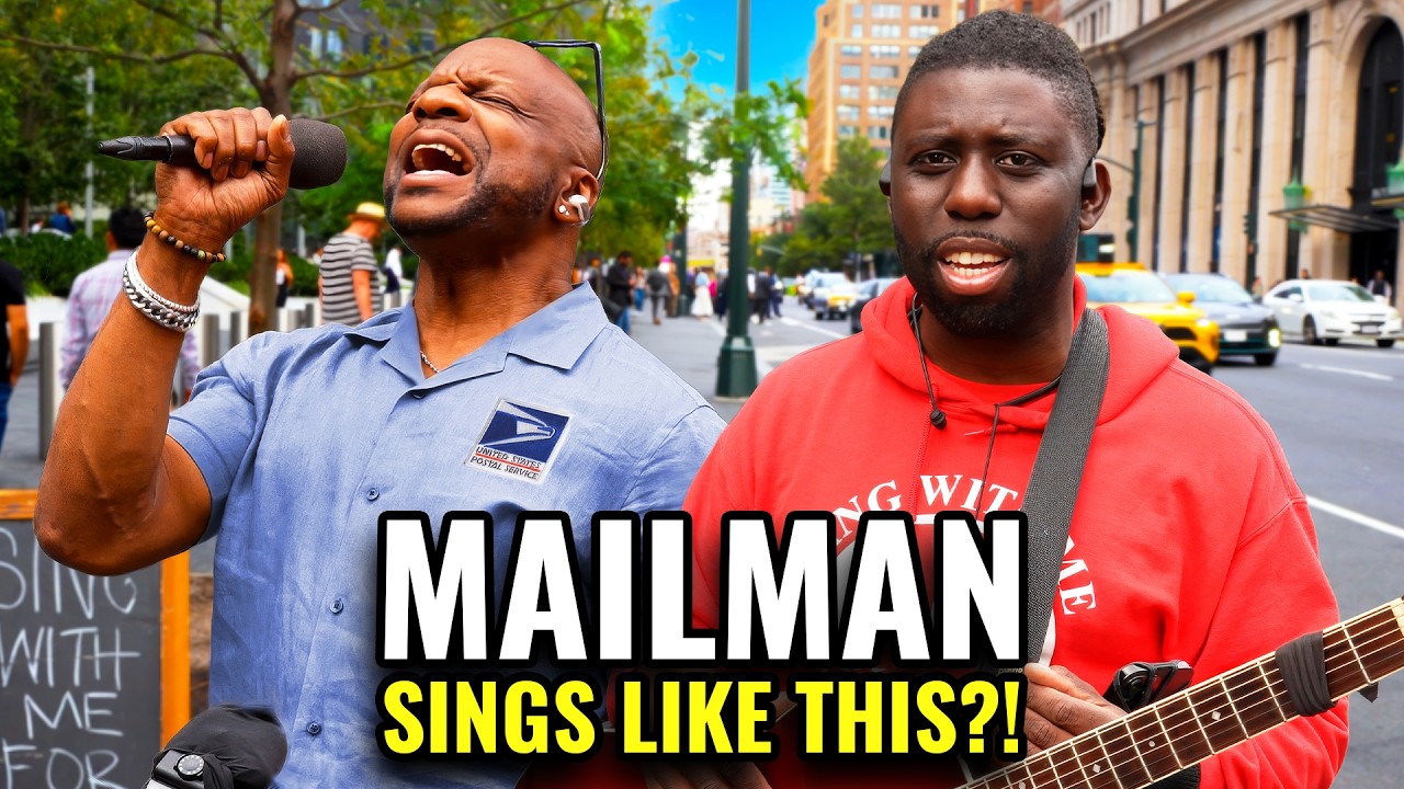 Wow! These office workers are secretly trained singers!