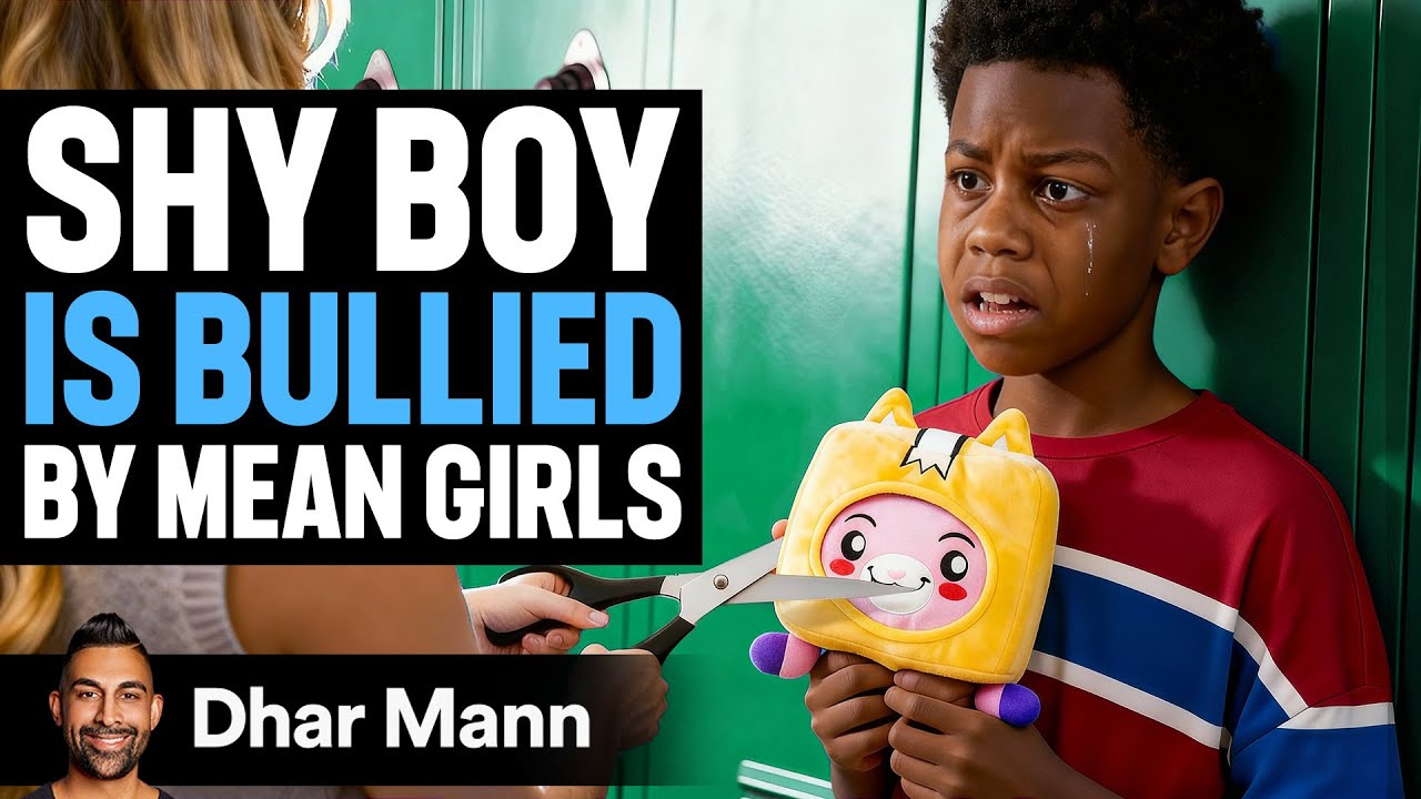 She stands up for this shy boy!