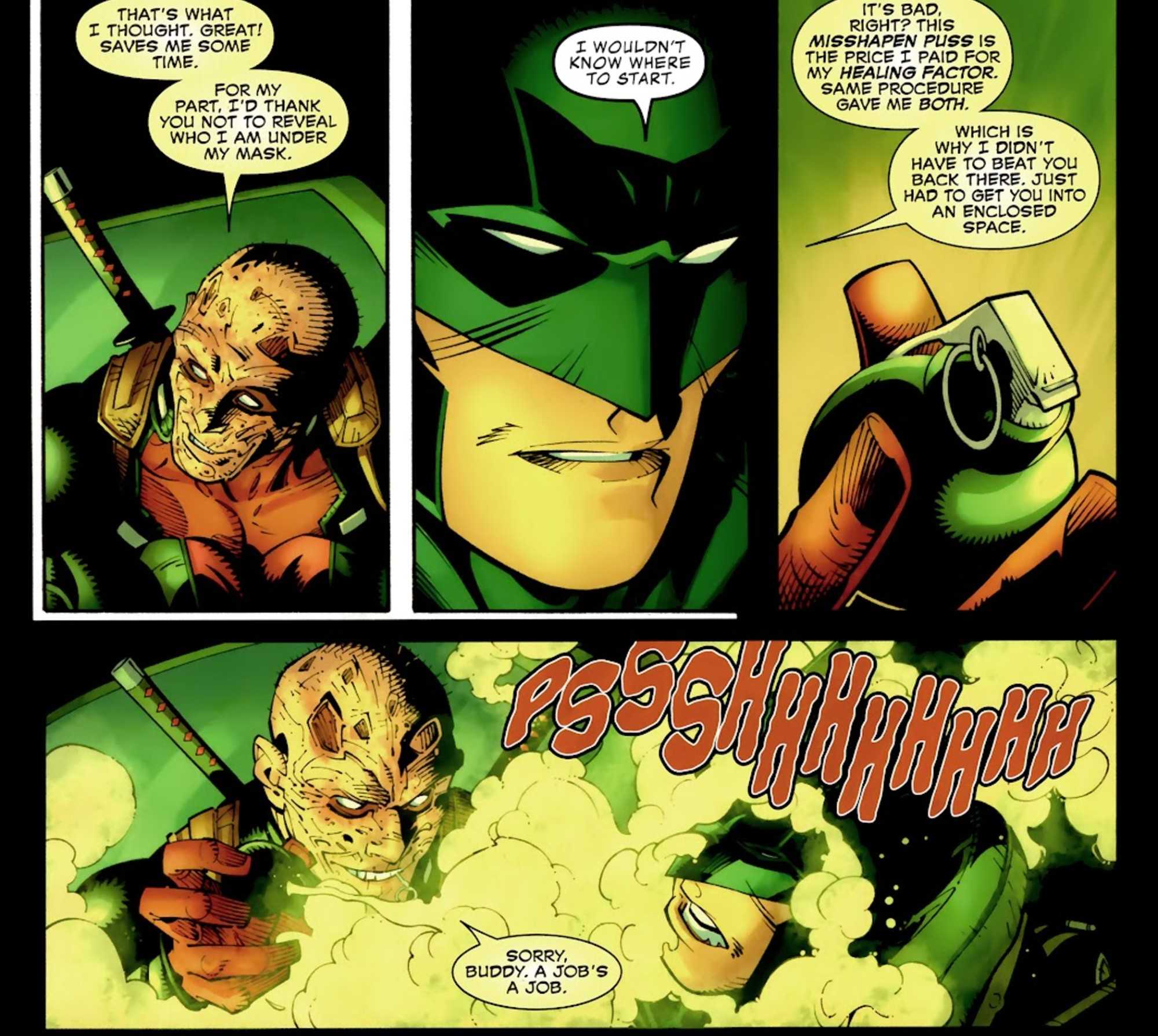 deadpool defeats batman