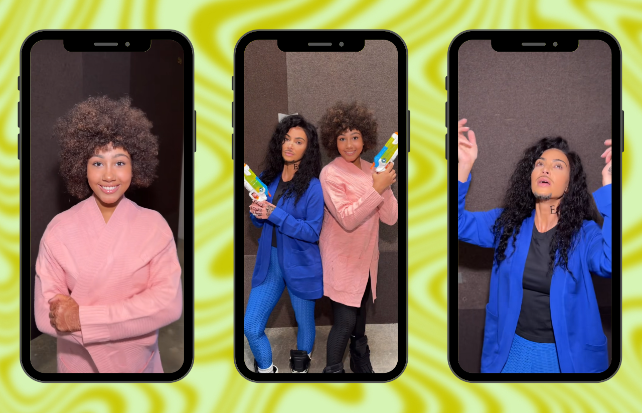 Kim Kardashian & North West’s Jay Guapo & Pink Cardigan Costumes Are ...