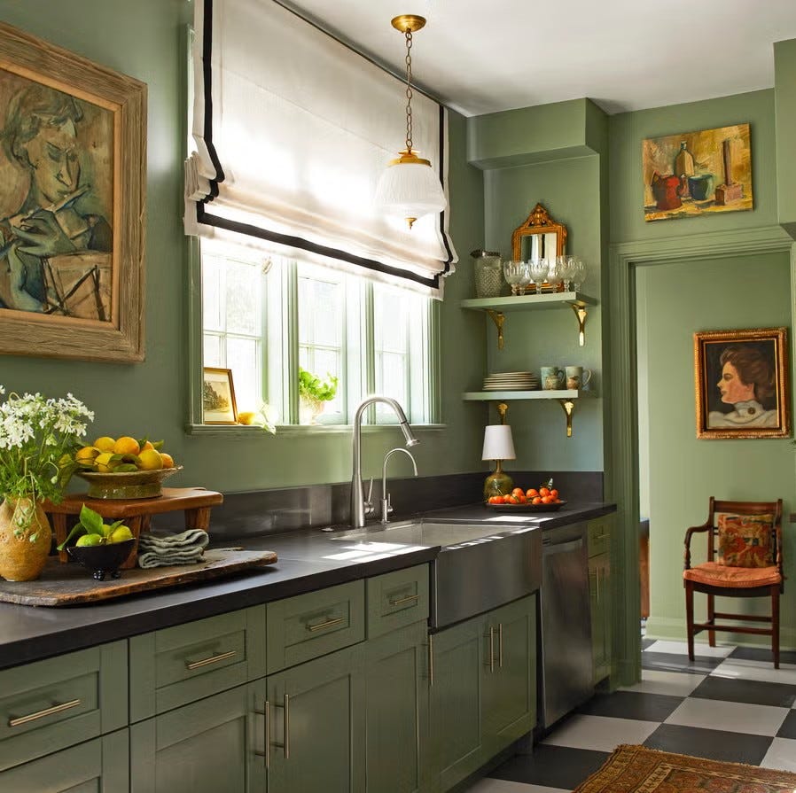 1) Kitchen Sink and Faucet Handles