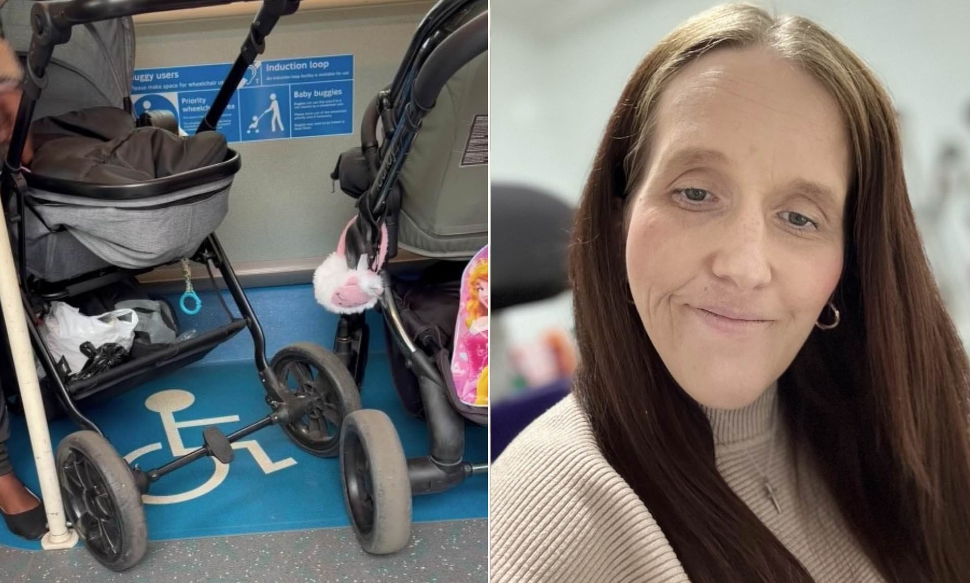 'Selfish' mums with buggies refuse to move for wheelchair user and stop ...