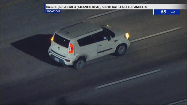 Attempted murder suspect leads police pursuit through LA County