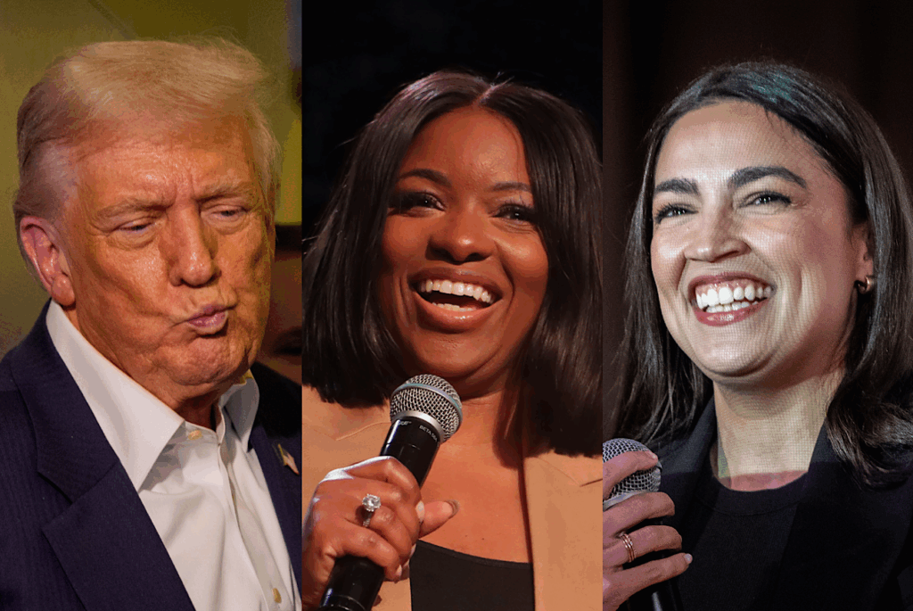 President Donald Trump Again Claims Jasmine Crockett And Alexandria