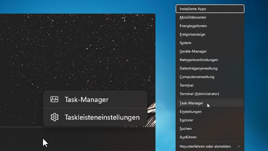 Windows-Trick: So geht es am schnellsten zum Task-Manager