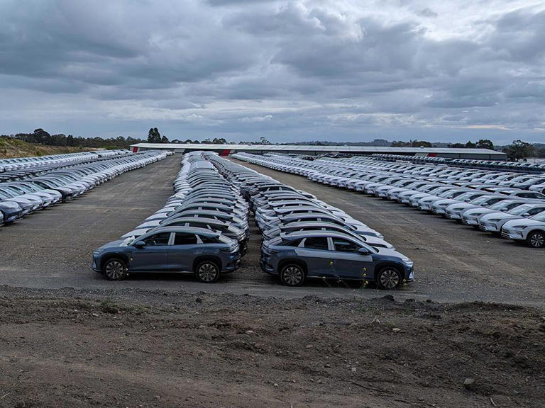 Chinese cars stockpiled near Australia’s largest air base labelled a ...