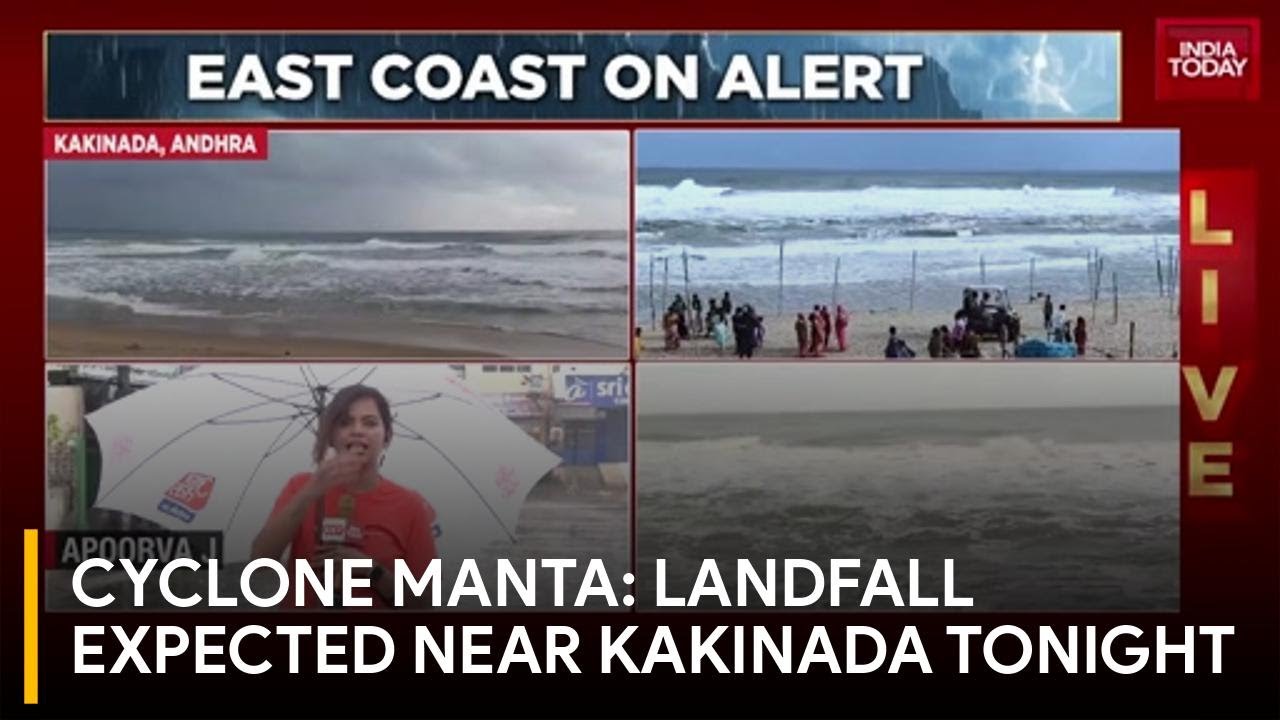 Cyclone Manta Nears Andhra: Red Alert Issued, Landfall Expected Tonight ...