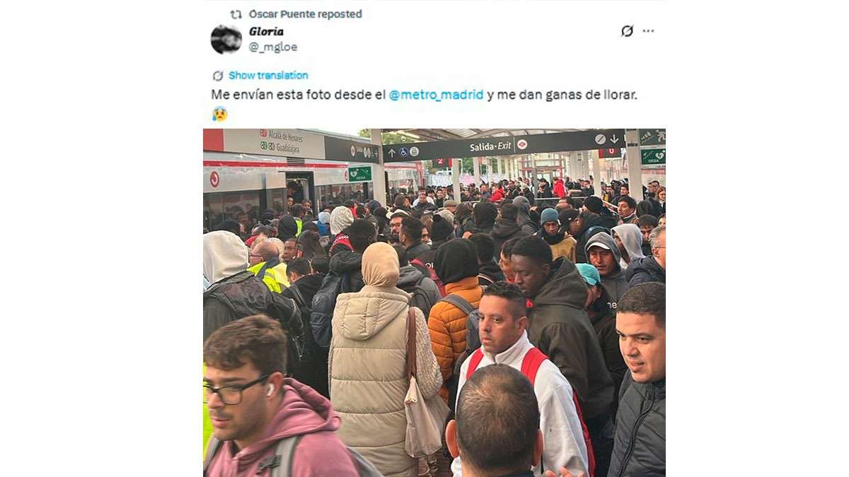 Óscar Puente la vuelve a liar y difunde una imagen del caos de Renfe ...