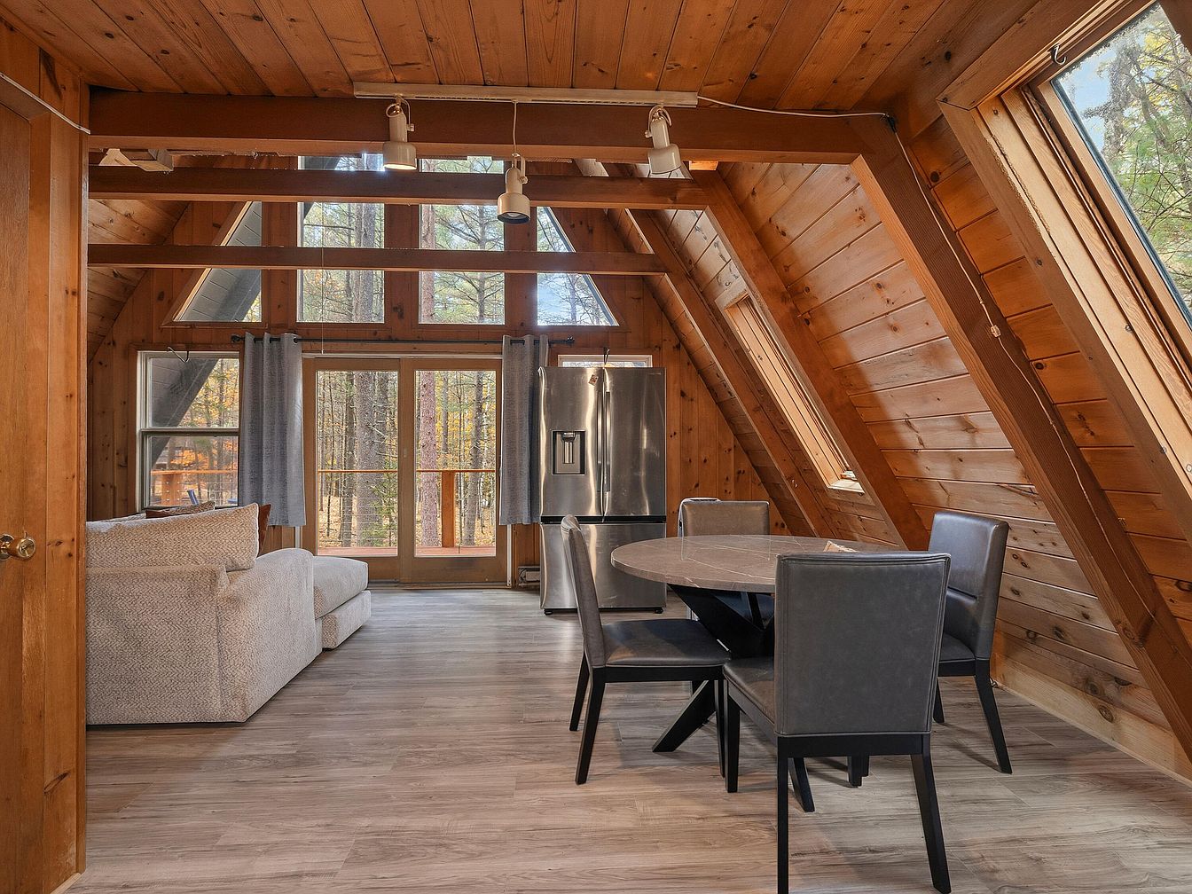 1975 A-Frame in New York With Loft, Expansive Decks & Access to Trails ...