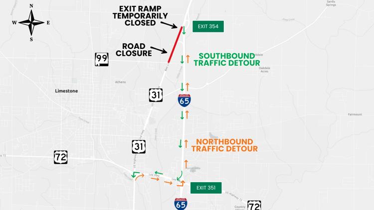 Drainage work to close part of US-31 in Athens on Tuesday