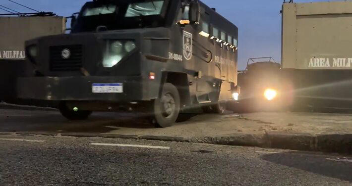 Megaoperação no Rio de Janeiro mobiliza 2,5 mil policiais. Foto: Reprodução/Governo do RJ