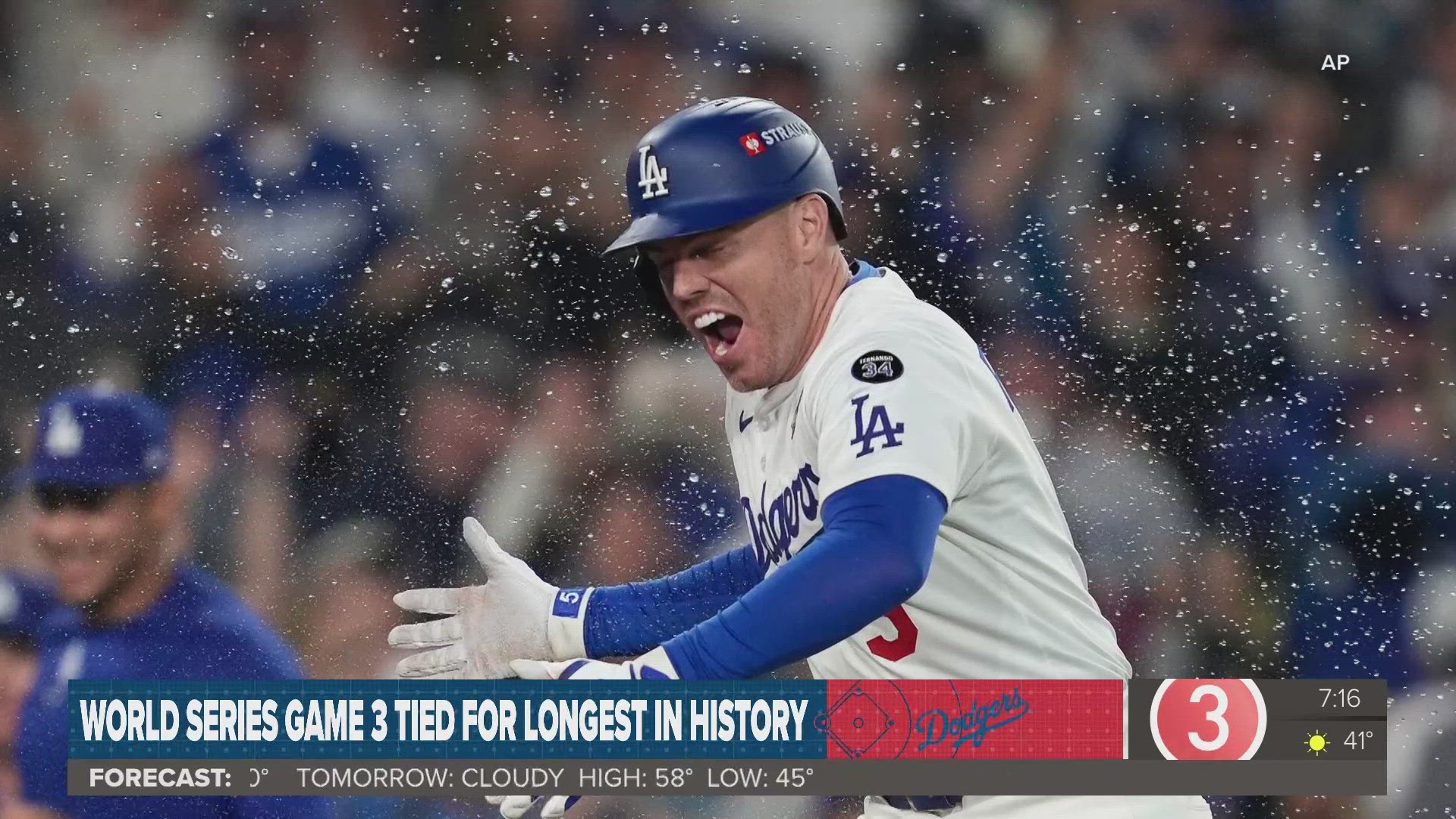 Dodgers produce 18-inning World Series sequel, `The Late, Late Sho'