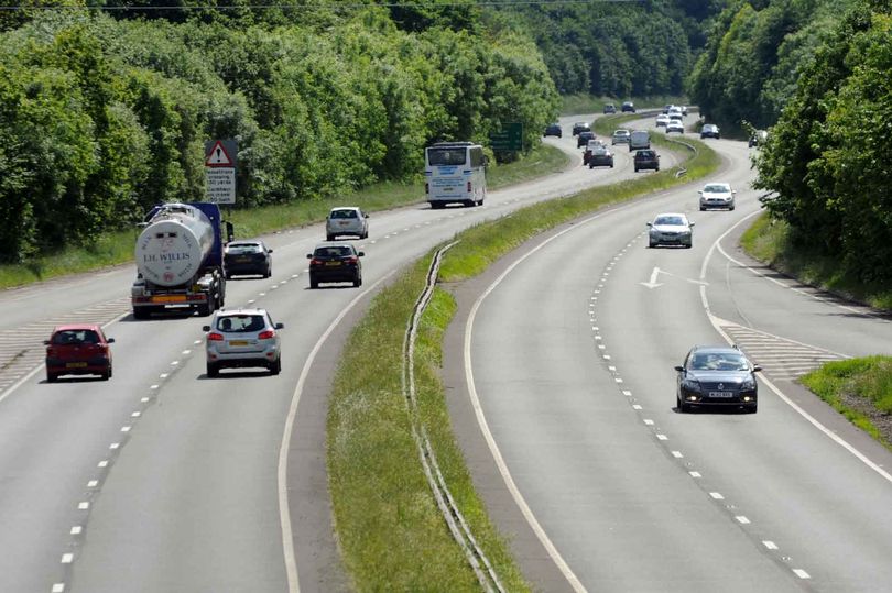 Man taken to hospital after two-vehicle A483 crash