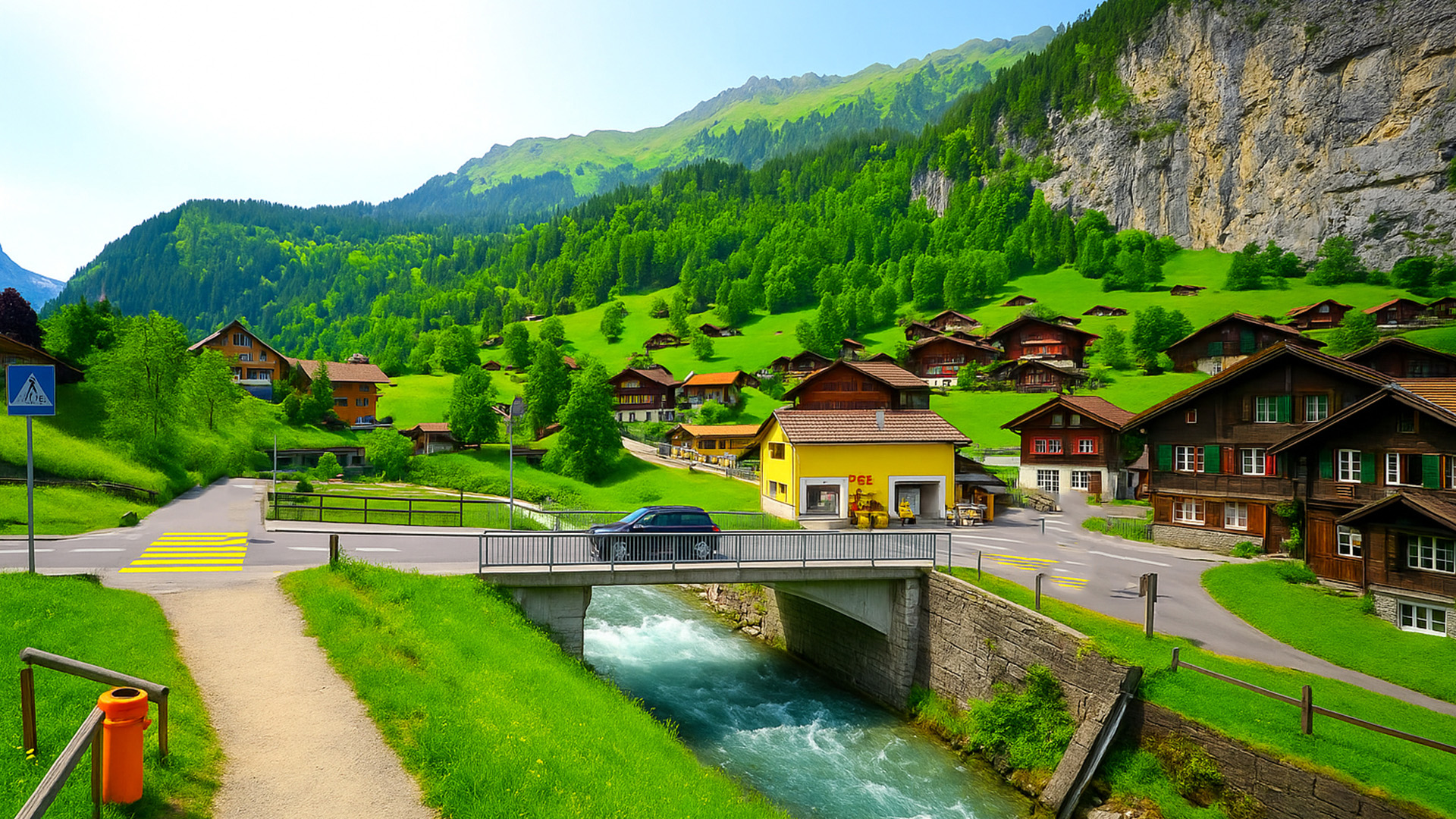 Lauterbrunnen – Switzerland’s Valley of Fountains (4K)