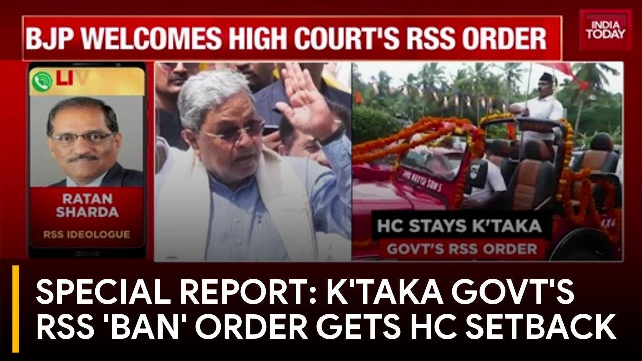 RSS 'Ban' Row: K'taka Govt Gets HC Slap, Ideologue Calls It 'Political ...