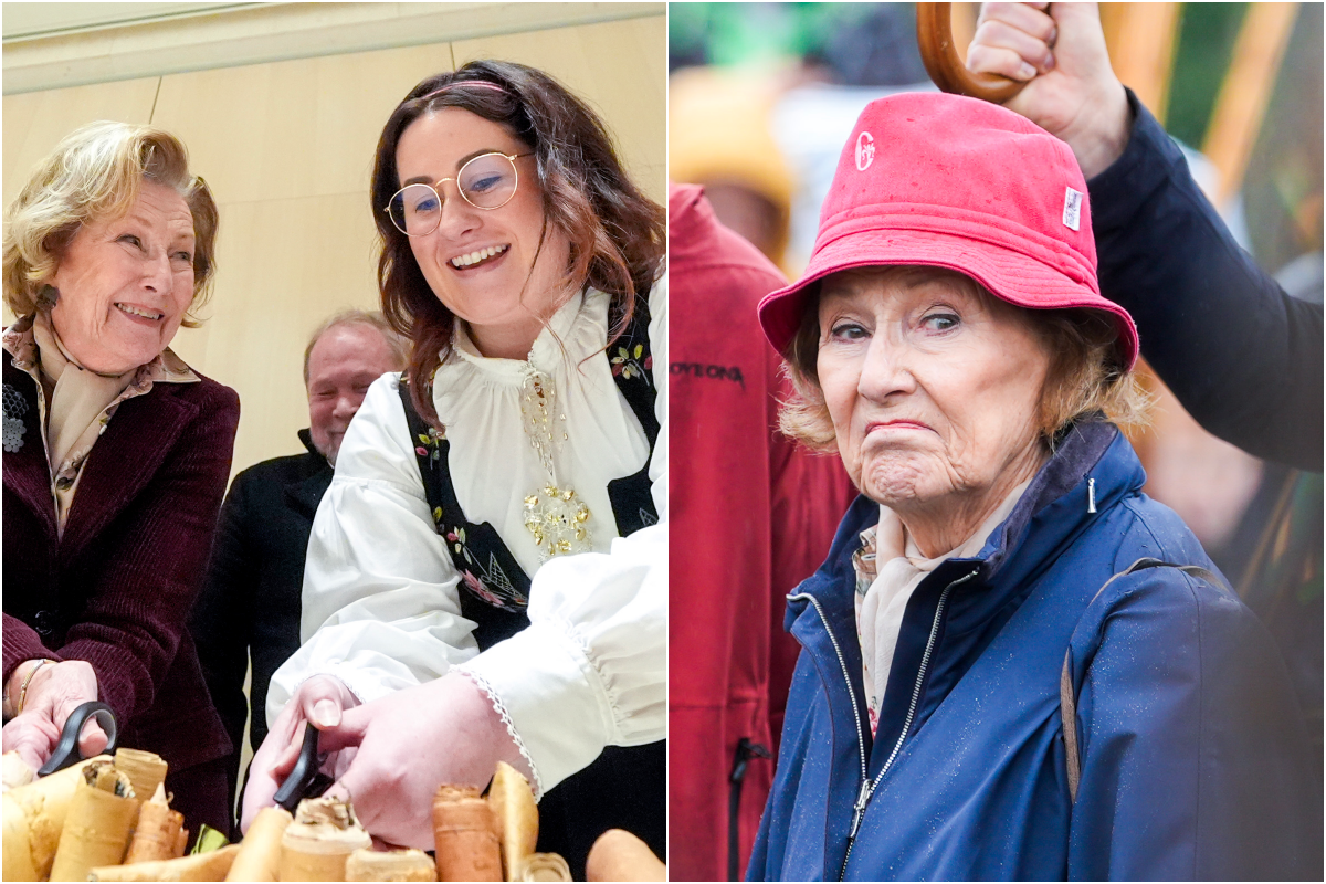 Dronning Sonja åpner nytt museumsbygg på Norsk Skogfinsk Museum i Svullrya. Foto: Terje Pedersen / NTB