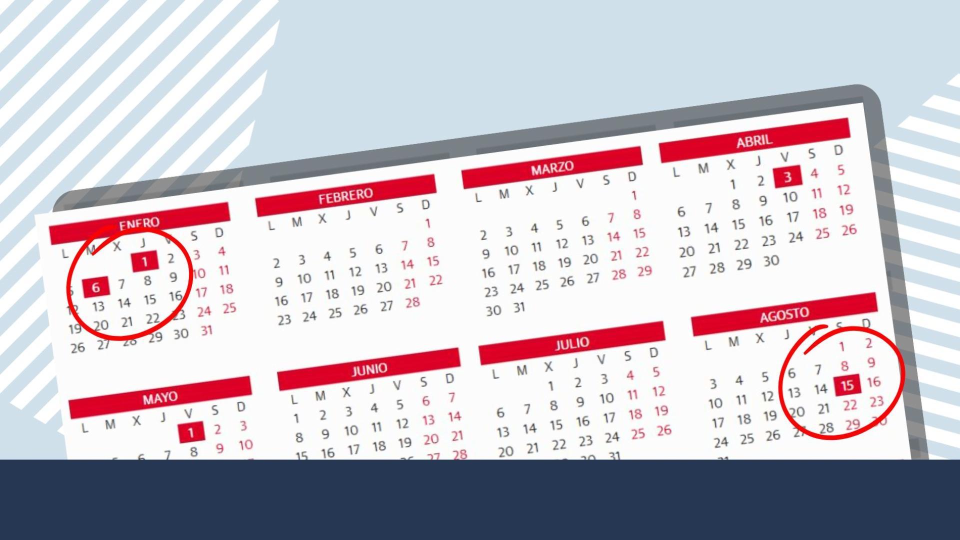 Confirmado por el BOE: estos son todos los festivos del calendario ...