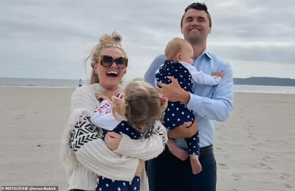 Erika Kirk cries after daughter's remark: 'I see daddy'