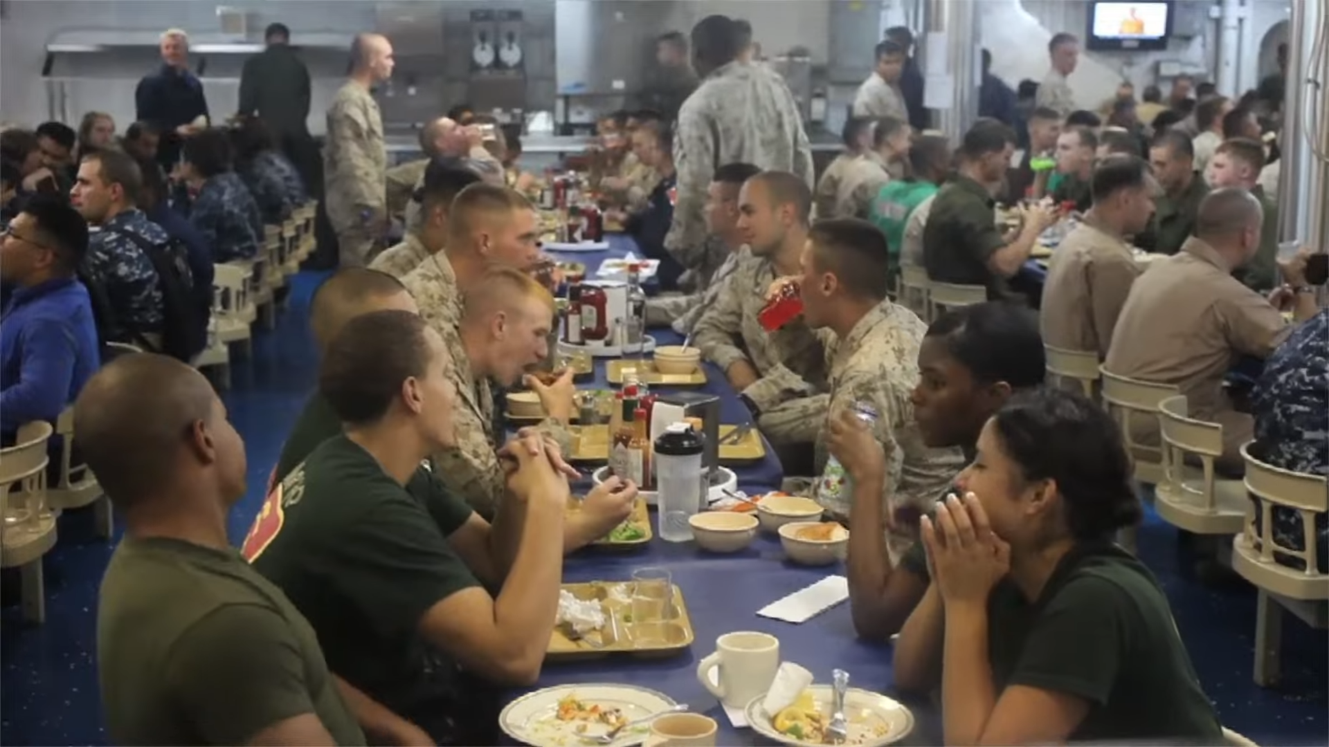 How the U.S. Navy Feeds Thousands at Sea Every Day