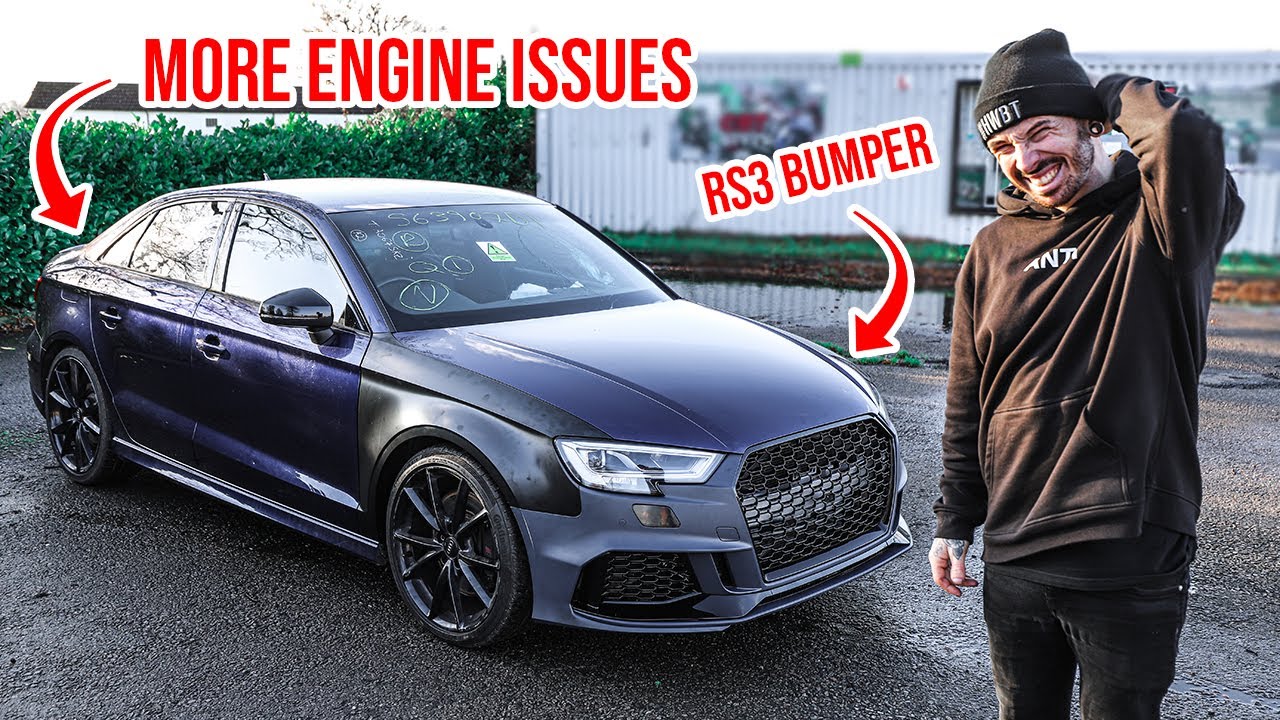 Bringing the wrecked Audi S3 back to life