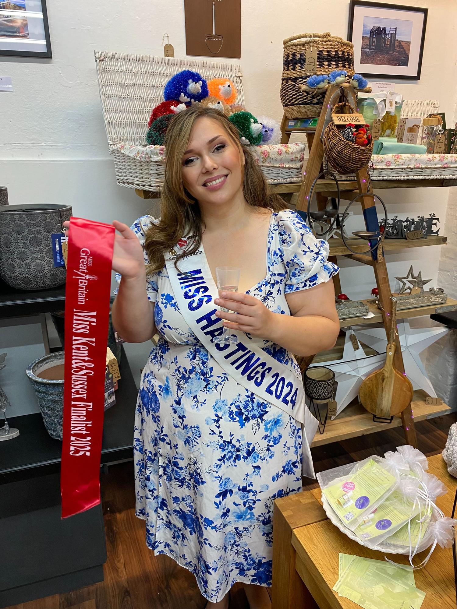 Former Miss Hastings 2024, Danielle Evans, secures place as Miss Sussex