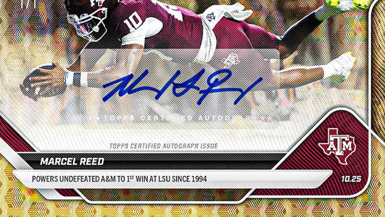 Marcel Reed gets limited Bowman U Now card while Brian Kelly fired
