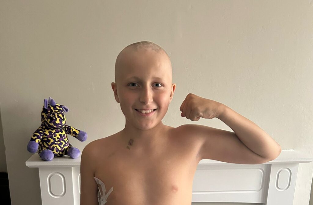 “Doctors thought lumps in my son’s neck were tonsillitis but it was ...