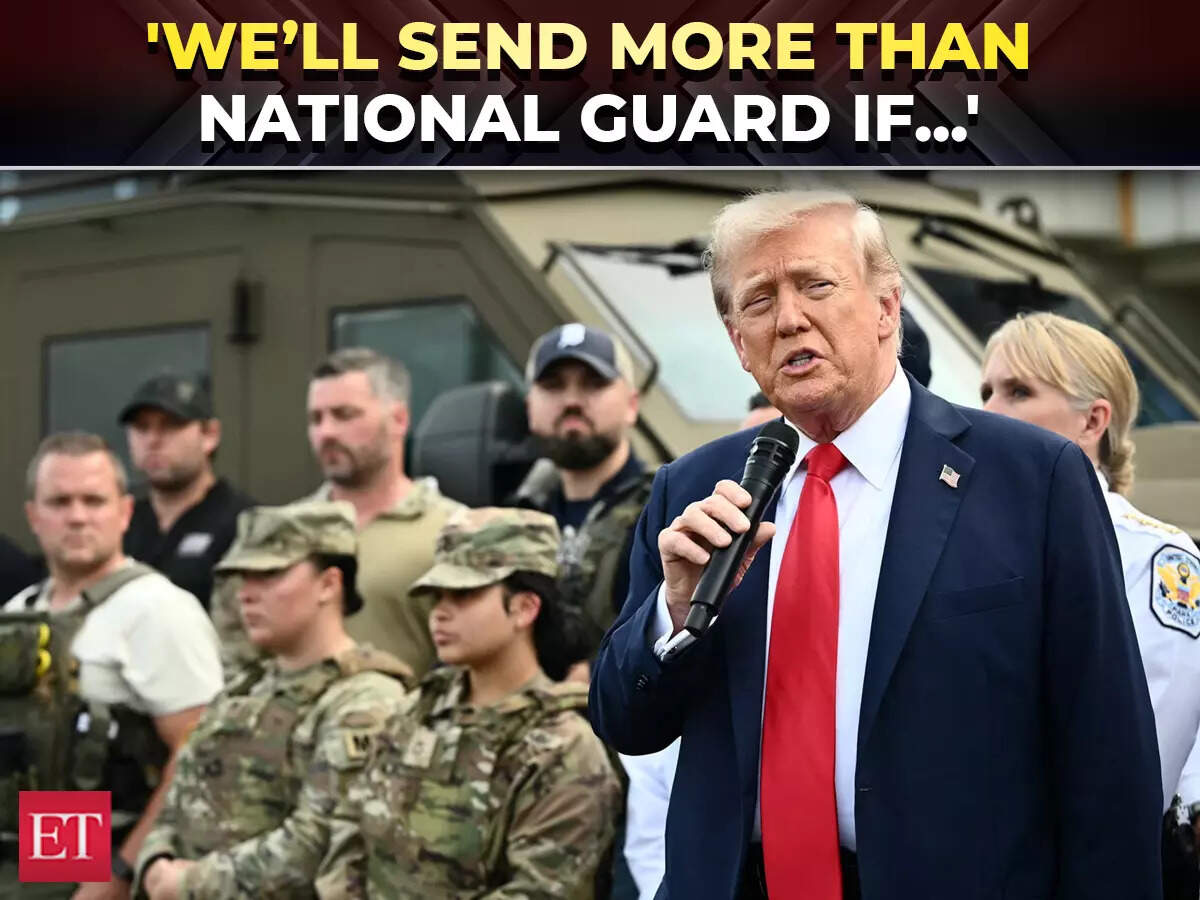 'US cities in trouble!': Trump threatens to send ‘more than National ...
