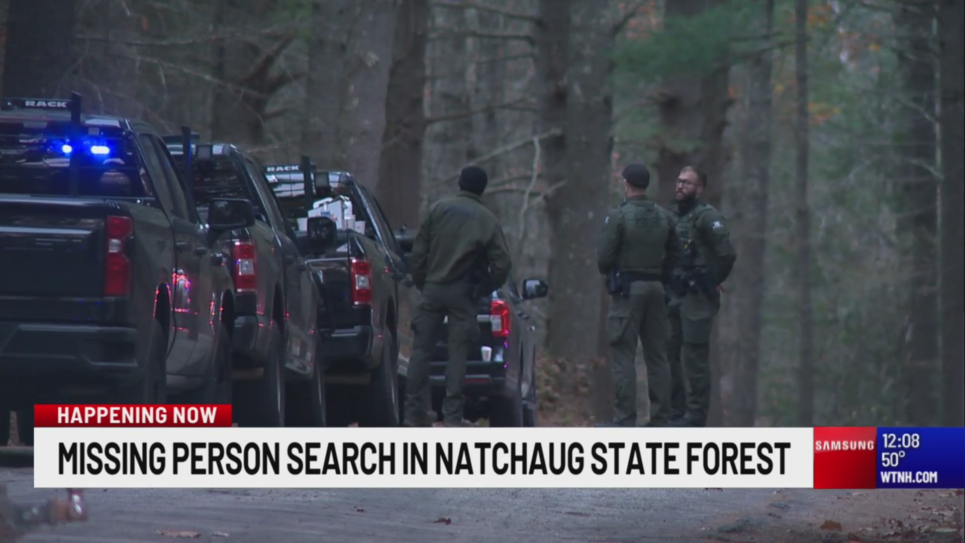 CSP search for missing Mansfield woman at Natchaug State Forest