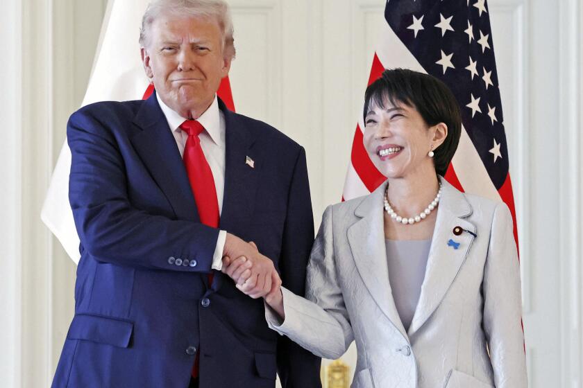 Trump bonds with Japan's new prime minister and says her nation is ...