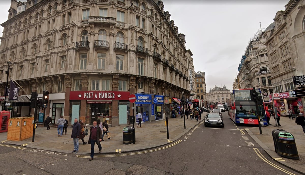 Man injured by falling masonry in Leicester Square