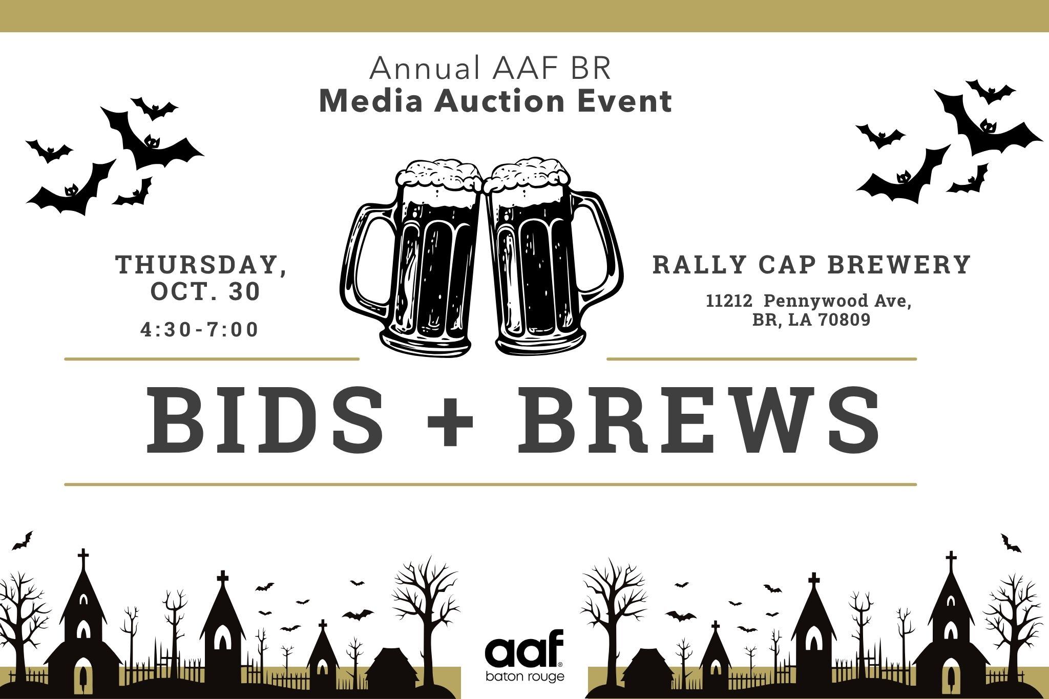 AAF Baton Rouge hosts media auction at Rally Cap Brewery