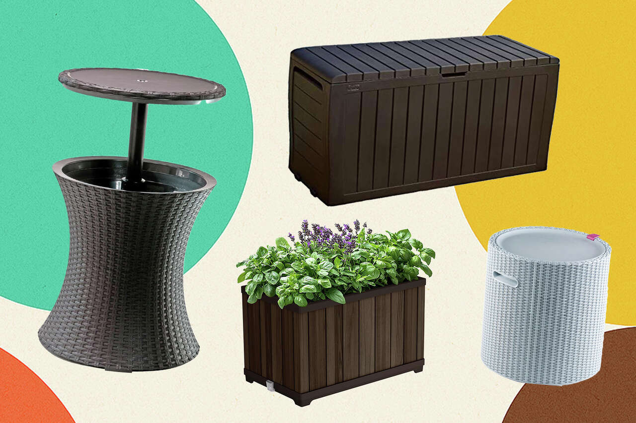 Amazon is blowing out Keter planters, outdoor storage, and furniture ...