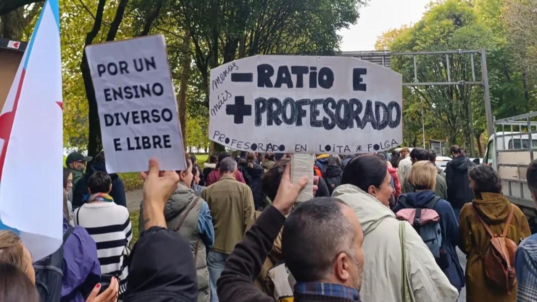 La Xunta sitúa en un 13,6% el apoyo a la huelga de docentes en Galicia ...