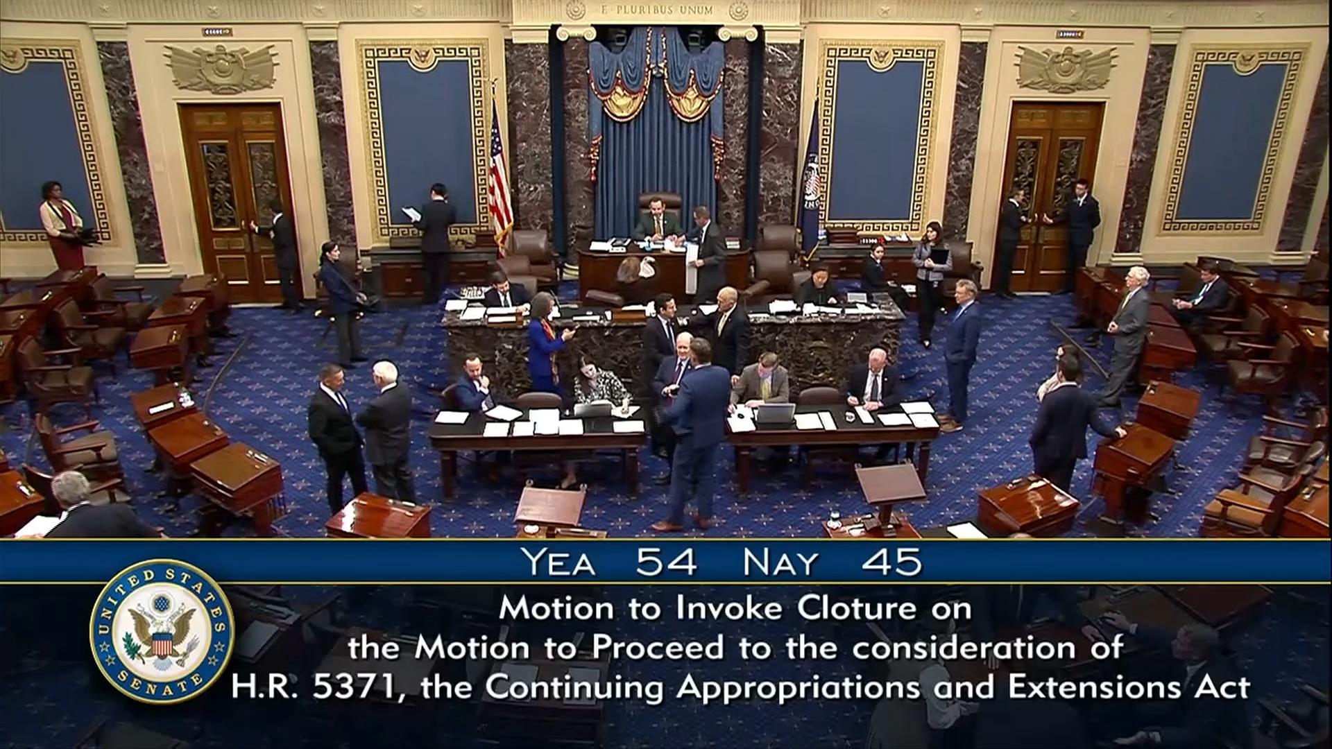 Senate fails to advance GOP funding bill for 13th time