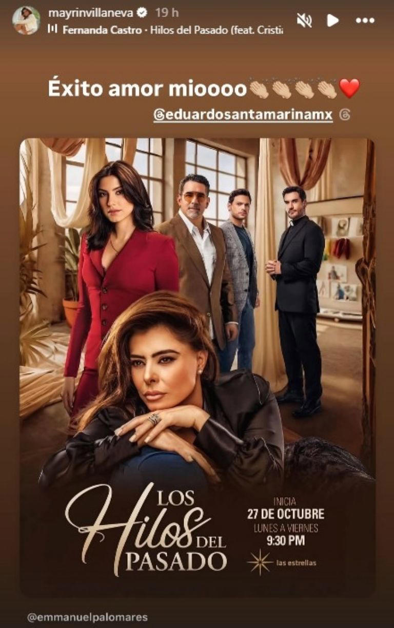 La famosa compartió este mensaje. Foto: Instagram/@mayrinvillanueva