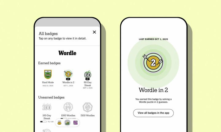 You can now flex your logophile skills with achievement badges in Wordle