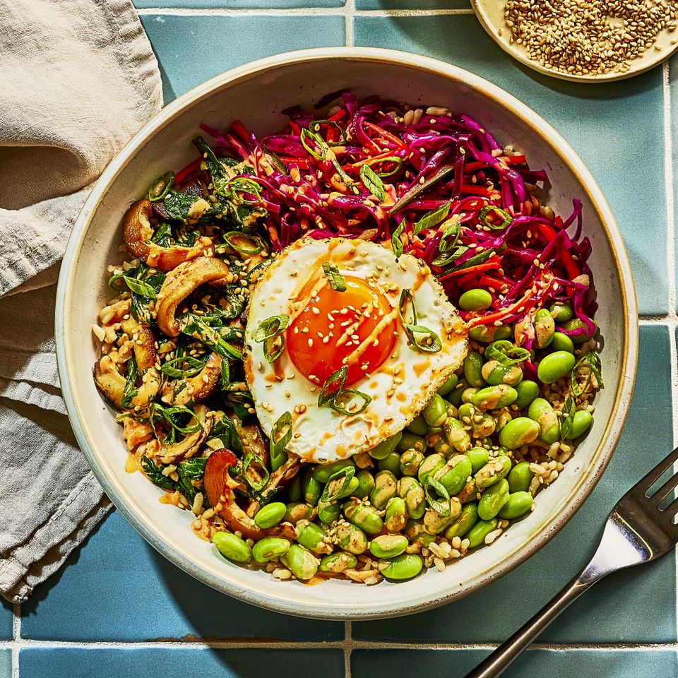 Anti-Inflammatory Bibimbap-Inspired Veggie Bowls image