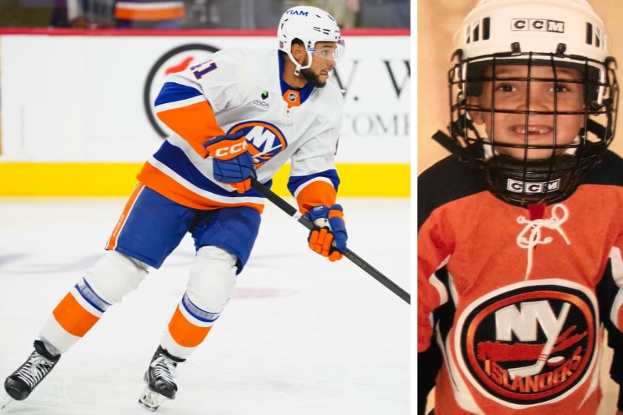 He grew up cheering for the Islanders. Now Long Island’s cheering for him