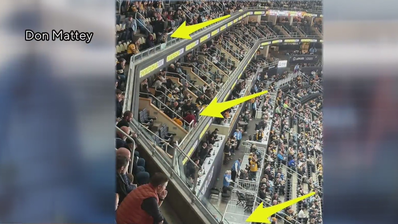 Fan suffers life-threatening injuries are falling from stands at hockey ...