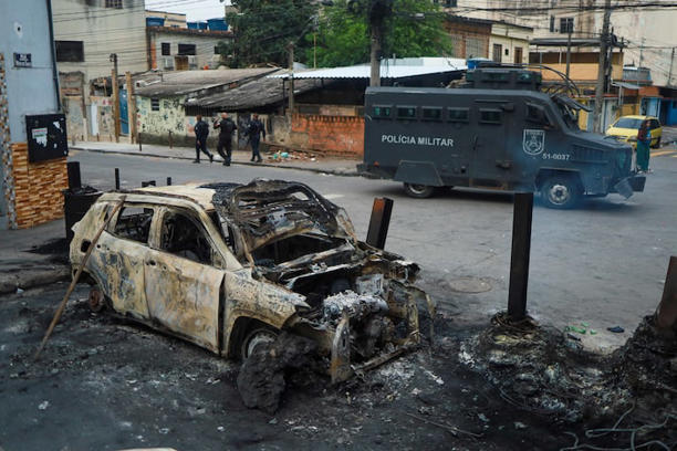 Operação contra o Comando Vermelho deixou ao menos 64 mortos no Rio. Foto: Pedro Kirilos/Estadão