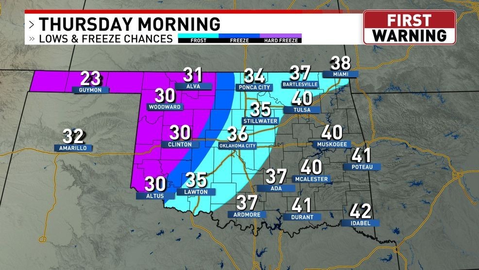 First Frost and Freeze Possible Later This Week