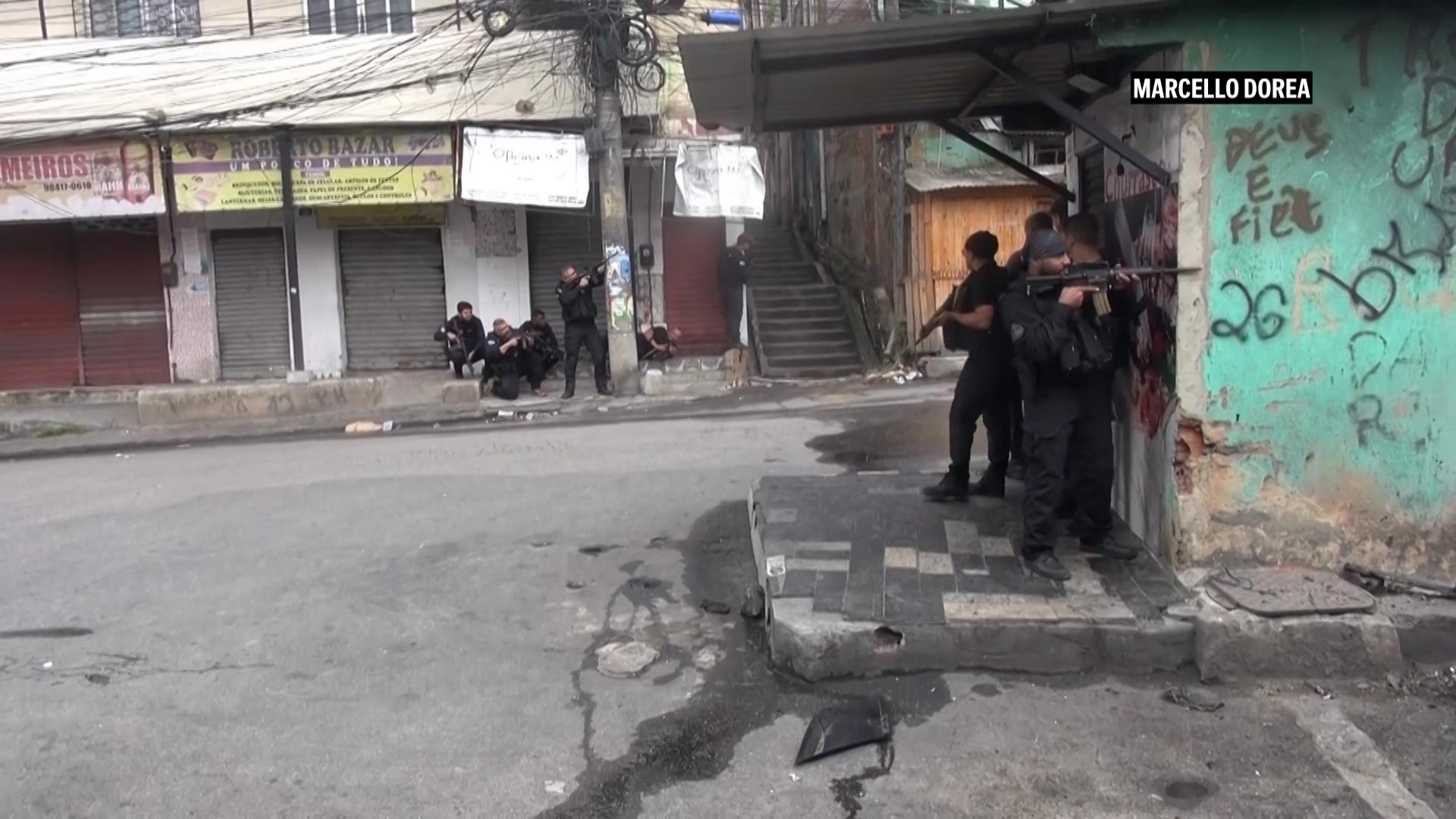Huge Brazilian raid on Rio gang leaves at least 60 people dead and 81 ...